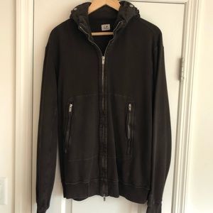 C.P. Company full length zip hoodie